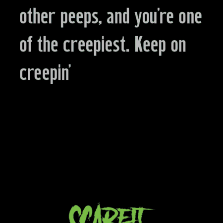 Merit badge for the creepiest haunted house character
