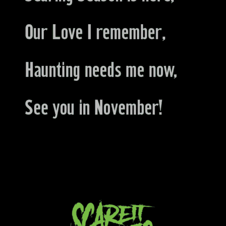 Merit badge award for the partner that stays home during haunt season
