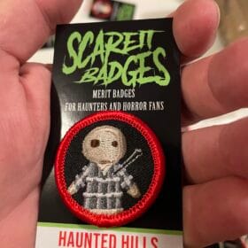 custom badge for haunted hills haunted house