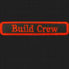 Build Crew name badge in Blood Red