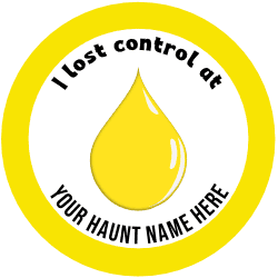 Custom I Lost Control Pee button