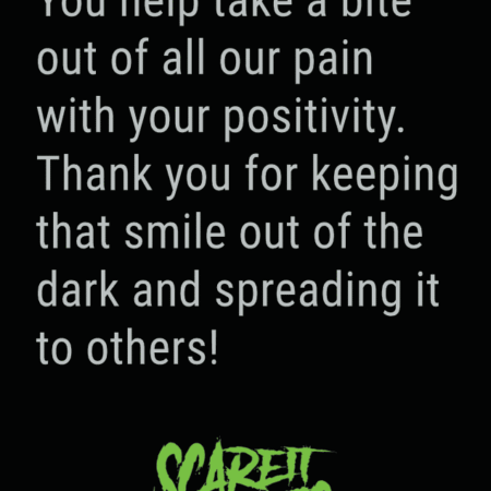 Merit badge for the most positive person at the haunted house