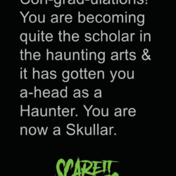 Training & education merit badge for haunted houses