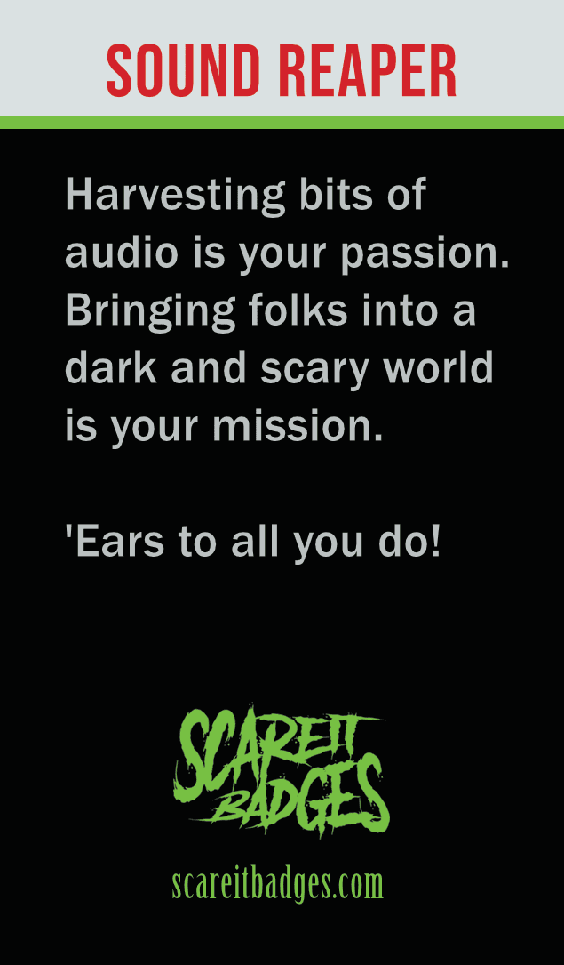 merit badge for audio in haunts
