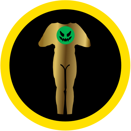 Best New Ghoul - badge for new/rookie actor of the year