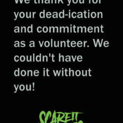 Volunteer merit badges for haunters