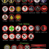 Haunted attraction badges and awards for team-building and recognition.