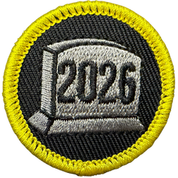 2026 Perfect attendance for a haunted house badge