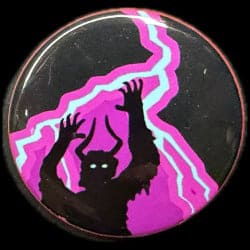 most electrifying scare actor button