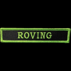 Roving scare actor badge green